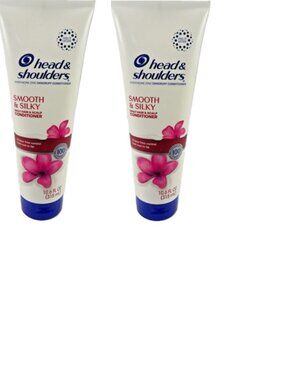 Head & Shoulders Smooth & Silky Conditioner Frizz Control 10.6oz EACH 2 PACK